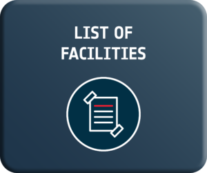 Banner displaying the heading 'LIST OF FACILITIES' with a circular icon of a document on a dark blue gradient.